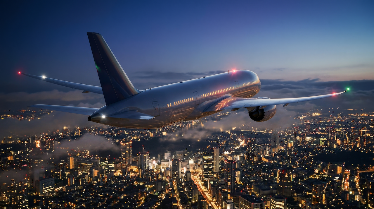 CabinTimeが想定する航空機内から都市へ向かう移動空間